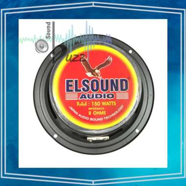 Speaker Elsound Audio 6.5 inch Magnet Besar Hitam