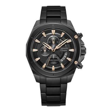 Jam Tangan Alexandre Christie / Alexander Pria Chronograph AC 6651 MC Original Black list RG