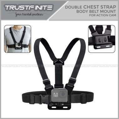 Double Chest Strap Body Belt Mount for Action Cam Chest Strap Only