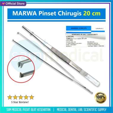MARWA Pinset Chirugis / Tissue Forceps 20cm