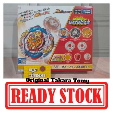 Takara Tomy Beyblade Burst B-201 Zest Achilles Customize Set