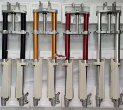 UPSIDE DOWN USD KLX DTRACKER 150 MODEL YZ SHOCK DEPAN KLX BF DTRACKER Hitam