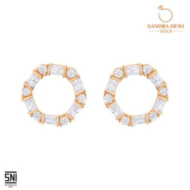 Anting Baguette Dazzling Sandra Dewi Gold EA210517