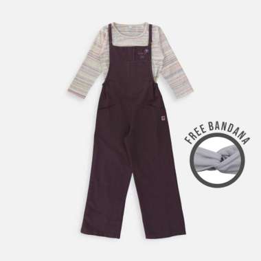 Jumpsuit/ Overal Anak Perempuan Ungu/ Rodeo Junior Girl Sweet Season 4-5 tahun