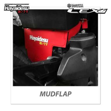 Hayaidesu LEXI Mud Flap Penahan Lumpur Merah