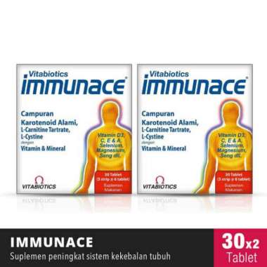 Vitabiotics Immunace 2 pcs Suplemen Untuk Daya Tahan Tubuh