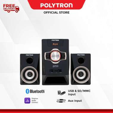 POLYTRON Multimedia Speaker PMA 9321 /Black Garansi Resmi