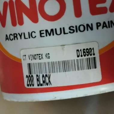 Vinotex Cat Tembok 1Kg Hitam / Putih Bandung Hitam