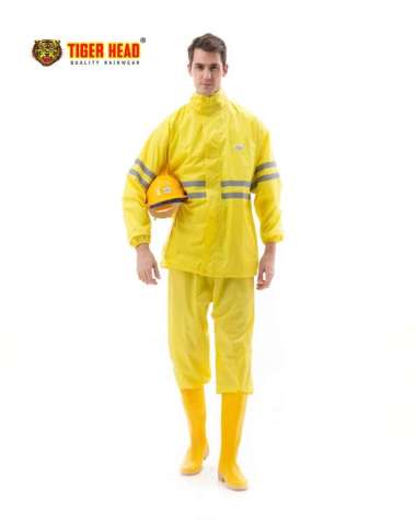 Tiger Head Jas Hujan Stelan Torch Kode 68309 Kuning