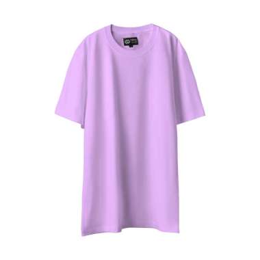Kaos Polos Pria Wanita Basic Tee T-shirt Polos Kaos Distro unisex LILAC M