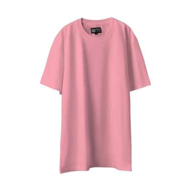 Kaos Polos Pria Wanita Basic Tee T-shirt Polos Kaos Distro unisex DUSTY PINK M