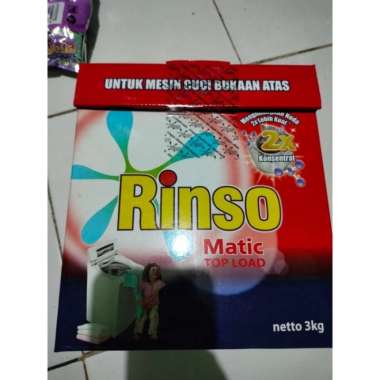 Promo Harga RINSO Detergent Matic Powder Top Load 3000 gr - Blibli