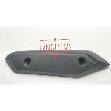 HAR Tutup Knalpot Tameng MK Pelindung Cover Knalpot Beat fi Honda Hitam