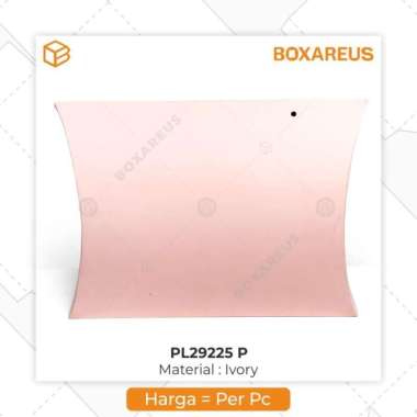 PL29225 | Box. Kemasan. Packaging. Gift Box. Pillow Box. Souvenir Box Merah Muda Tali Hitam