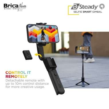BRICA B-STEADY Q SELFIE SMART GIMBAL BRICA BSTEADY Q Putih