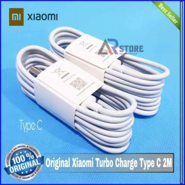 KABEL DATA XIAOMI TURBO CHARGE 2 METER 5A TYPE C ORI XIAOMI ORIGINAL