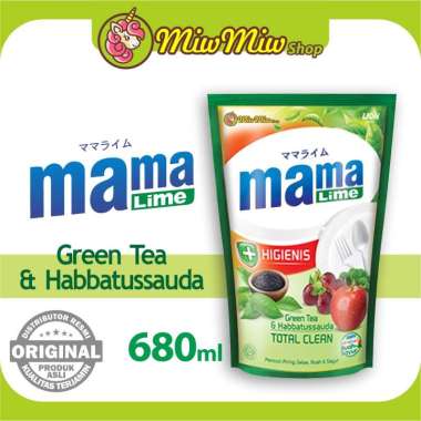 Promo Harga Mama Lime Cairan Pencuci Piring Green Tea 780 ml - Blibli