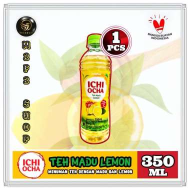 ICHI OCHA Minuman Teh Madu Lemon Botol Plastik Pet - 350 ml (Kemasan Satuan)