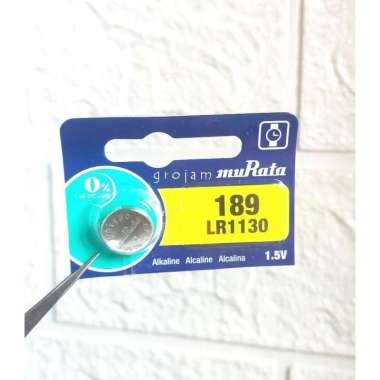 Baterai Murata LR44 A76 AG13 L1154 SR44 189 LR1130 1130 SR54 AG10 ORI LR1130