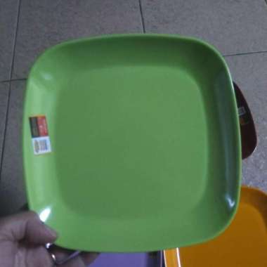 1 lusin piring kotak 7" golden dragon 12 pcs