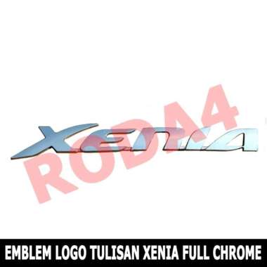 Emblem - Mobil Logo Tulisan Xenia Chrome
