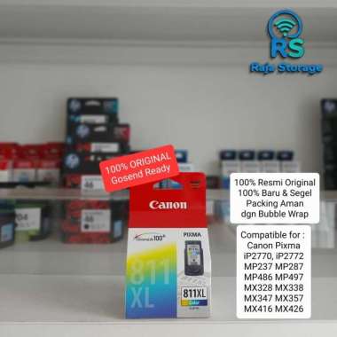 Canon 811 XL Tinta Printer Pixma iP2770 MP237 MP258 MP287 MX328 MX397