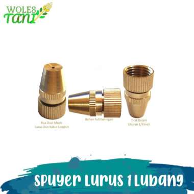 Spuyer Nozzle 1 Lubang Lurus Multicolor