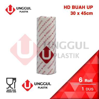 Plastik Buah - Plastik Fotocopy Unggul Plastik - 6 Rol / Dus Transparan