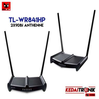 TP-LINK TL-WR841HP High Power Router+EXTENDER+Access Point Tplink HITAM