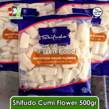SHIFUDO CUMI FLOWER (OLAHAN IKAN BENTUK CUMI) 500GR