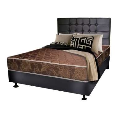 FCENTER Spring Bed / Springbed Set / Kasur Athena Prima 160x200 COKLAT