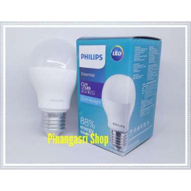 PHILIPS Lampu LED ESSENTIAL 9w Bohlam PHILIP 9 Watt Bulb LED 9watt ESS Kuning
