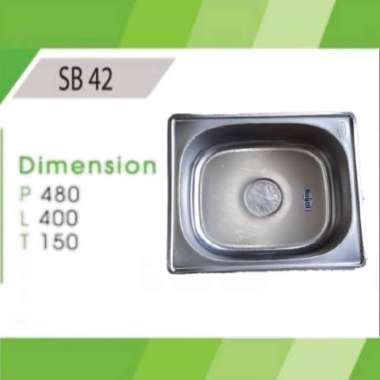 Kitchen sink/Bak cuci Piring 1 Lubang Royal SB 42 Stainless