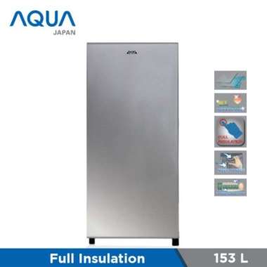 KULKAS AQUA 1 PINTU KACA AQR-D191(DS)