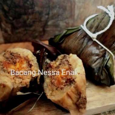 [Pre-Order H-4] Bacang Nasi/Ketan plus telur Asin