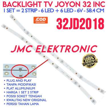 BACKLIGHT TV LED 32 INC JOYON 32JD2018 LAMPU LED TV JOYON 32JD2018
