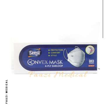 Masker 4 Ply Sensi Convex Mask (Putih)