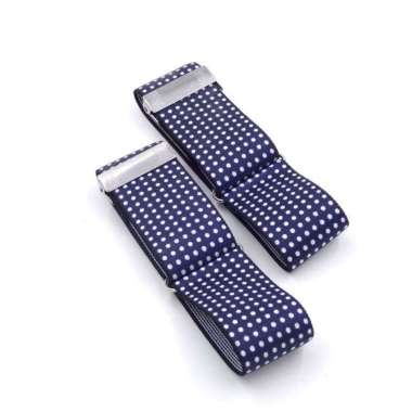 SHIRT SLEEVE GARTER 2 non-slip elastic shirt garter penjepit lengan baju NAVY DOT