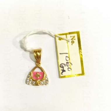 Liontin Tas Unik Lucu Emas Kuning 70%