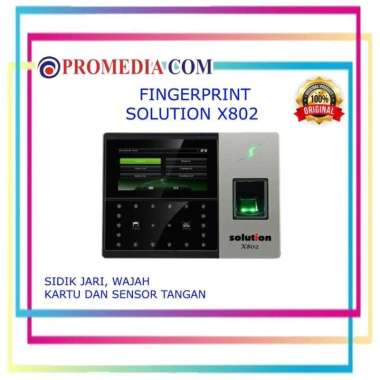 MESIN ABSENSI/FINGERPRINT SOLUTION X802
