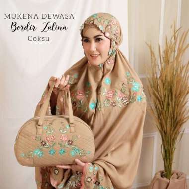 JUAL MUKENA BORDIR DEWASA ZALINA COKSU