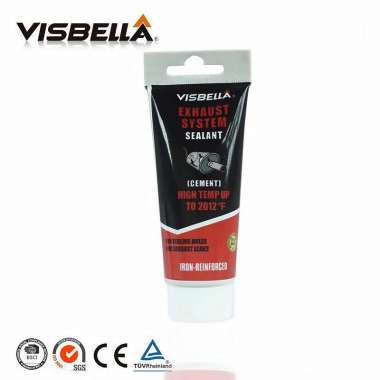 Visbella Exhaust System Sealant [ Cement ] High Temperatur 1100 Celcius Lem Panas Khusus Knalpot Mot