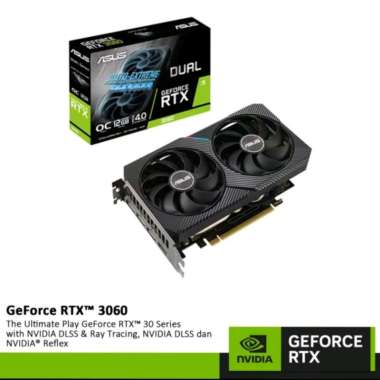 VGA NVIDIA ASUS RTX 3060 12GB DDR6 DUAL OC