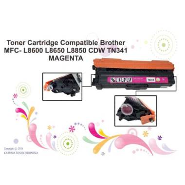 Toner Cartridge Compatible Brother MFC- L8600 L8650 L8850 CDW TN341 M Merah