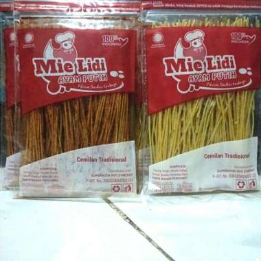 Mie Lidi rasa pedas dan asin Renyah dan gurih