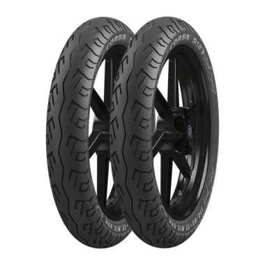 Corsa S123 70/90 & 80/90-17 Sepasang Full Ban Motor Tubeless BONUS Pentil & M-One
