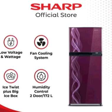 Kulkas Sharp SJ-197ND | Lemari es 2 pintu SJ197ND VP VB