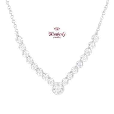 Kalung Berlian Solitaire / Koye Berlian KNK603546 - Kimberly Jewellery Rose Gold