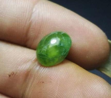 Batu Sungai Dareh Totol Sayur Asli (kode:658) Hijau