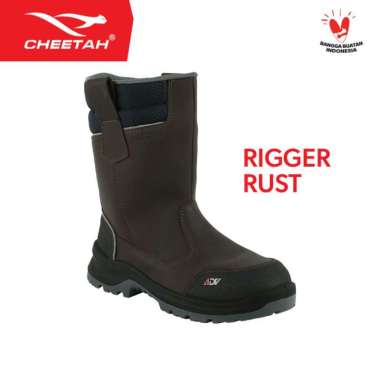 Sepatu Safety Cheetah ADV Rigger Rust 11